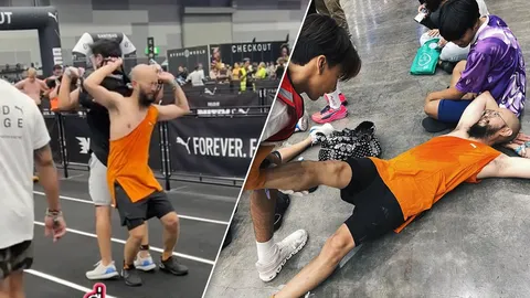 ที่แท้คนนี้! เฉลยหนุ่มเสื้อส้มไวรัลเด็กทัก "มีพระแข่งแข่ง Hyrox ด้วย" ศึก Hyrox Bangkok 2026