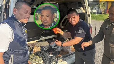 ตำรวจทางหลวงสกัดจับ 2 ตำรวจปลอม กลางถนนพระราม 2 เคยตบทรัพย์ชาวจีน