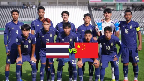 มาแล้ว 11 ตัวจริง “ทีมชาติไทย U23” พบ “จีน U23” ฟีฟ่า เดย์