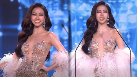 มิสแกรนด์ปทุมธานี 2026 ทำวีเนียร์หลุดกลางเวที แต่ยิ้มสู้ต่อ แฟนนางงามชื่นชมสปิริต (คลิป)