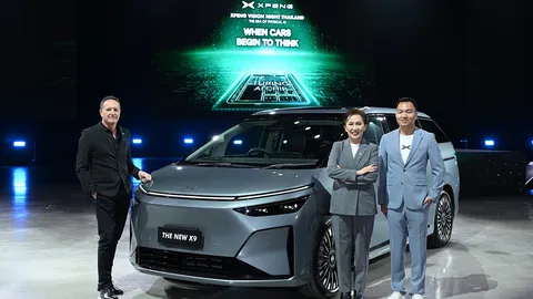 เปิดตัวครั้งแรกในโลก New XPENG X9 พวงมาลัยขวา ล้ำด้วย Turing AI Chip นิยามใหม่ความเหนือระดับ 