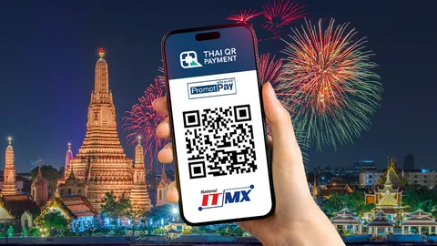 พร้อมเพย์ โตไม่หยุด! มูลค่าธุรกรรม 4.28 ล้านล้าน Cross-Border QR Payment หนุนท่องเที่ยว-จีนมาแรง