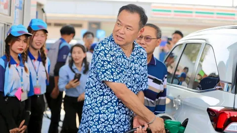 เช่ารถ “สุ่ม” ตรวจ “อนุทิน” ซุ่ม สํารวจปั๊มอีสาน โต้ข่าวดีเซลพุ่งลิตรละ 60 บาท