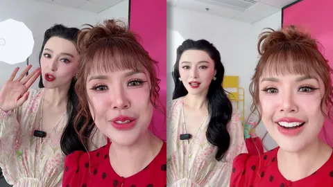 เจนนี่ ตื่นเต้นสุดๆ ฟ่านปิงปิง ไลฟ์สดด้วยกันครั้งแรก แฟนๆ กรี๊ดหนัก ตะลึงความสวย (คลิป)