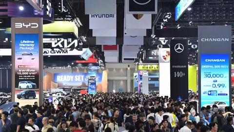  ครึ่งทาง ส่องยอดจอง 7 วัน ในงานมอเตอร์โชว์ 2026 รถยนต์ไฟฟ้ามาแรงเกินต้าน! 