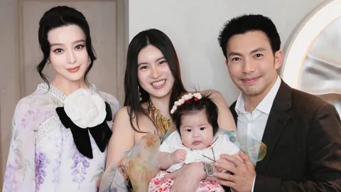 ฉุดไม่อยู่แล้วน้า! น้องเฟรญ่า 4 เดือนดาเมจแรงจนซุปตาร์ ฟ่าน ปิงปิง ยังต้องขออุ้ม!