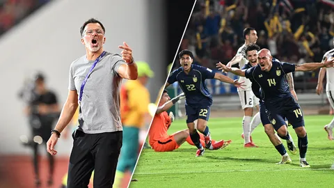 โคตรสุด เผยวินาที "ฮัดสัน" ปลุกใจ "นักเตะทีมชาติไทย" ก่อนชนะ "เติร์กเมนิสถาน" เข้ารอบเอเชียน คัพ