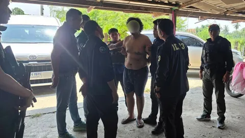 รวบแล้ว มือยิงบนมอเตอร์เวย์ M6 ตำรวจนำกำลังเข้าปิดล้อม หนีกบดาน จ.ลพบุรี