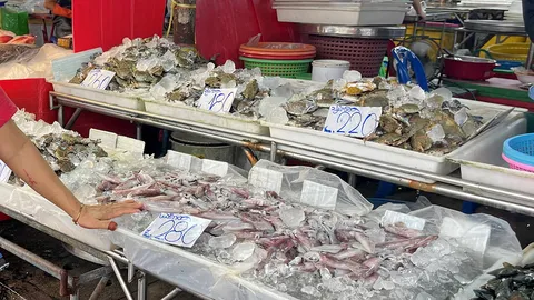 อาหารทะเล ปรับราคาแล้ว ผักสดก็พากันขยับขึ้น เดือดร้อนไปทุกตลาด ผลพวงพิษน้ำมันแพง