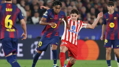 ผลบอลเมื่อคืน บาร์ซ่า แพ้ แอตมาดริด คาบ้าน ศึก UCL รอบ 8 ทีม นัดแรก