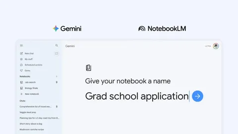 Gemini อัปเกรดฟีเจอร์ Notebooks เชื่อมต่อ NotebookLM เต็มรูปแบบ