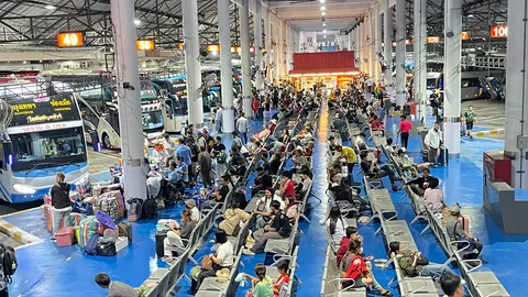 บขส. คาด 10 เม.ย. คนเดินทางสงกรานต์ 2569 พีคสุด 1.8 แสนคน ยันไม่มีตกค้าง