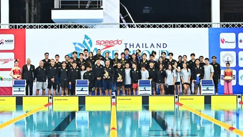 "ชมรมว่ายน้ำสิงห์" รวมพลังโกย 40 เหรียญทองปิดสระชิงแชมป์ประเทศไทย ปี 2569