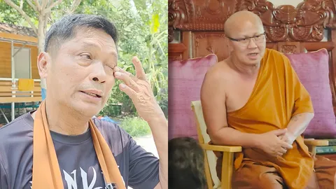 ชูษี เชิญยิ้ม น้ำตาไหลน้อยใจ พูดปกป้องพระสิ้นคิด หลังถูกกล่าวหาบุกรุกพื้นที่ป่า 12 ไร่