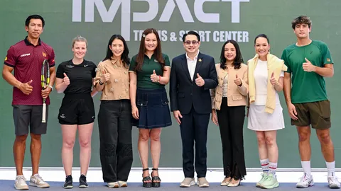 ALM x Impact Tennis & Sport Center เปิดตัวแล้ว ต้อนรับแฟนคลับนักเทนนิสทุกเพศทุกวัย