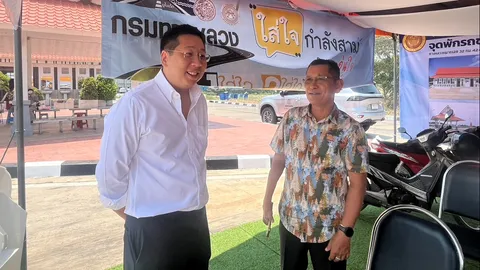 รมช.คมนาคม ตรวจหน่วยบริการทางหลวง 3 จุด รับสงกรานต์ เน้นลดอุบัติเหตุ–อำนวยความสะดวกผู้ใช้ถนน