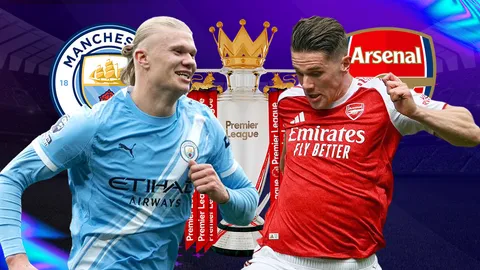 LIVE ดูบอลสด แมนซิตี้ พบ อาร์เซนอล ถ่ายทอดสด 22.30 น. 19 เม.ย. 69 พรีเมียร์ลีก 2025-26