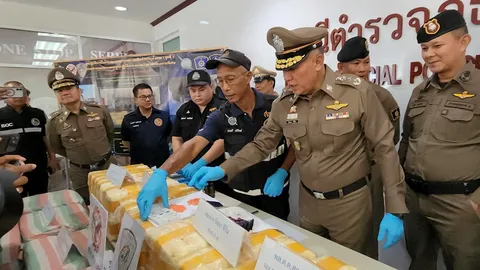 หลอกเช่าโกดัง ซุกยาบ้า 9.5 ล้านเม็ด ตำรวจล็อกได้ 3 คน