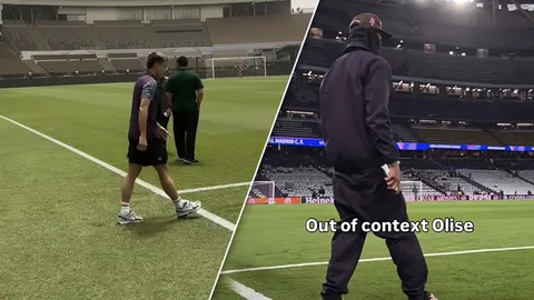 อย่างเหมือน “อุ้ม ธีราทร” ทำท่า Pitch Check แบบ “ไมเคิล โอลิเซ่” 