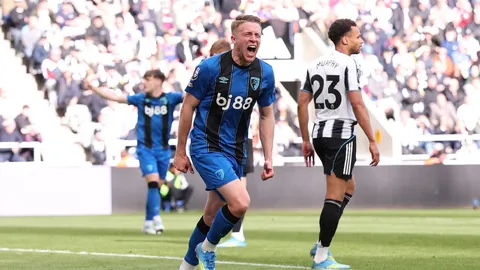 ผลบอลเมื่อคืน นิวคาสเซิ่ล แพ้ บอร์นมัธ คาบ้าน ปราชัย 4 นัดติด