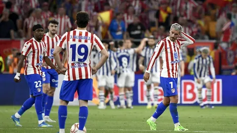 ผลบอลเมื่อคืน แอตเลติโก้ มาดริด แพ้จุดโทษ เรอัล โซเซียดัด ชวดแชมป์ โกปา เดล เรย์