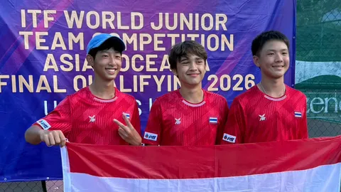 เทนนิสไทย รุ่น 14 ปี ชาย เฉือนชนะเกาหลี ทะยานตัดเชือก พร้อมซิวตั๋วลุย "ชิงแชมป์โลก รอบไฟนอลส์"
