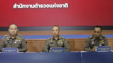 ตำรวจแถลงคดีแก๊งอัจฉริยะ เผยพฤติการณ์ รีดเงินผกก.ตม. 2.5 ล้าน ข่มขู่กดดัน