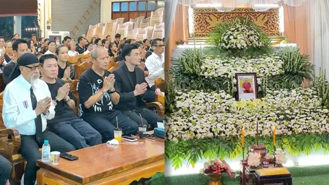 ชมภาพบรรยากาศงานสวดพระอภิธรรม แดนนี่ ศรีภิญโญ คืนสุดท้าย คนอาลัยกันแน่นวัด