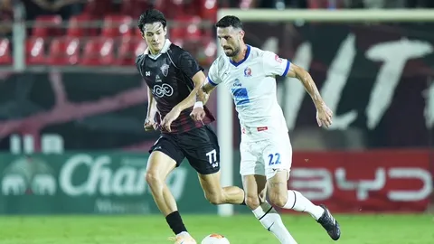 ตารางคะแนน ไทยลีก 1 หรือ BYD SEALION 6 LEAGUE 1 ล่าสุด ประจำวันเสาร์ที่ 25 เม.ย. 2569