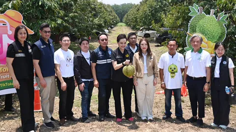 พาณิชย์ลุยจันทบุรี ชวนชาวสวนทำ “ทุเรียนคุณภาพ” พร้อมจับมือ TikTok สร้างมูลค่าเพิ่ม