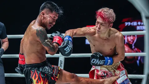 ผลมวย รถถัง แพ้น็อก ทาเครุ ยก 5 โดนถอนแค้น ศึก ONE Samurai 1 ชิงแชมป์โลกเฉพาะกาล