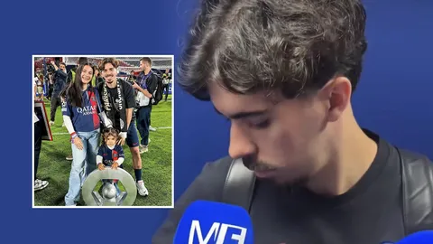 "วิตินญ่า" แข้งเปแอสเช ถูกเมียโทรตามตอนสัมภาษณ์ (คลิป) 