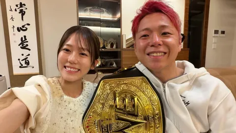 ภรรยา ทาเครุ โพสต์ถึงสามีหลังชนะน็อก รถถัง ศึก ONE Samurai 1