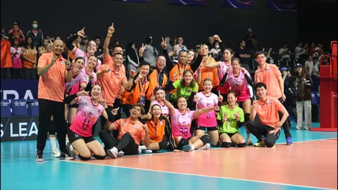เปิดโปรแกรม "วอลเลย์บอลสโมสรหญิงชิงแชมป์เอเชีย 2026" วันสุดท้าย