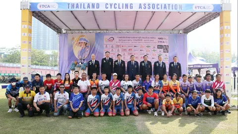ศึกสองล้อลู่ประเทศไทยคึกคัก นักปั่นกว่า 200 คนร่วมชิงชัย