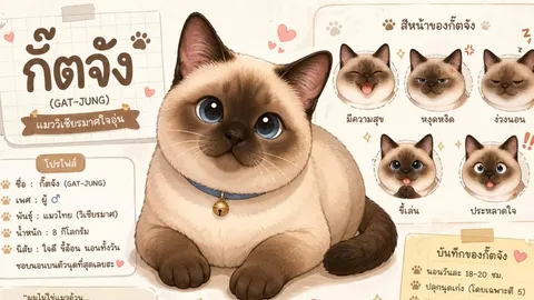 เหล่าทาสต้องห้ามพลาด แจกคำสั่ง ChatGPT สร้างโปรไฟล์ให้ลูกรักสี่ขาเป็นการ์ตูนสุดคิวท์