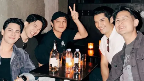 เปิดภาพล่าสุด 5 พระเอก "เบญจา คีตา ความรัก" รวมตัวในวัยเลข 4 ยังหล่อเท่ยกแก๊ง