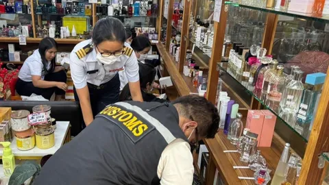 ศุลกากรช่องจอม เตือนภัยก่อนซื้อให้ระวัง เผย 3 เดือนจับของเถื่อนเฉียด 6,000 รายการ