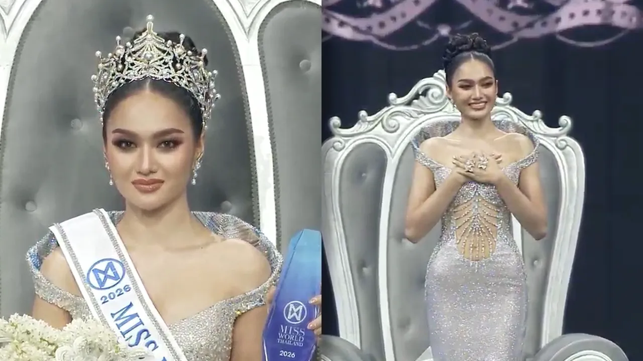 งดงามทรงพลัง น้ำผึ้ง กานต์ธีรา คว้ามงมิสเวิลด์-ไทยแลนด์ 2026 พร้อมชิงมงฟ้าที่เวียดนาม ก.ย. นี้
