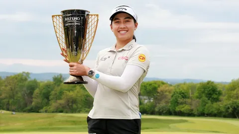 โปรจีโน่ ทำได้ ป้องกันแชมป์กอล์ฟ "Mizuho Americas Open" สำเร็จ ผลกอล์ฟ