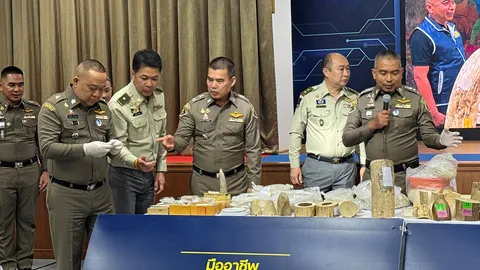 ทลายแก๊งใหญ่ งาช้างข้ามชาติ ยึดของกลาง 250 กก. มูลค่า 30 ล้านบาท