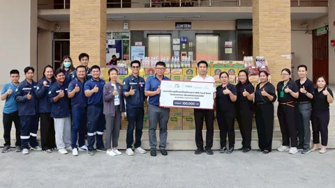 บริษัทซีแอนด์จีฯ & นิวสกายฯ ห่วงใย "กลุ่มเปราะบาง" สนับสนุนโครงการ BKK Food Bank