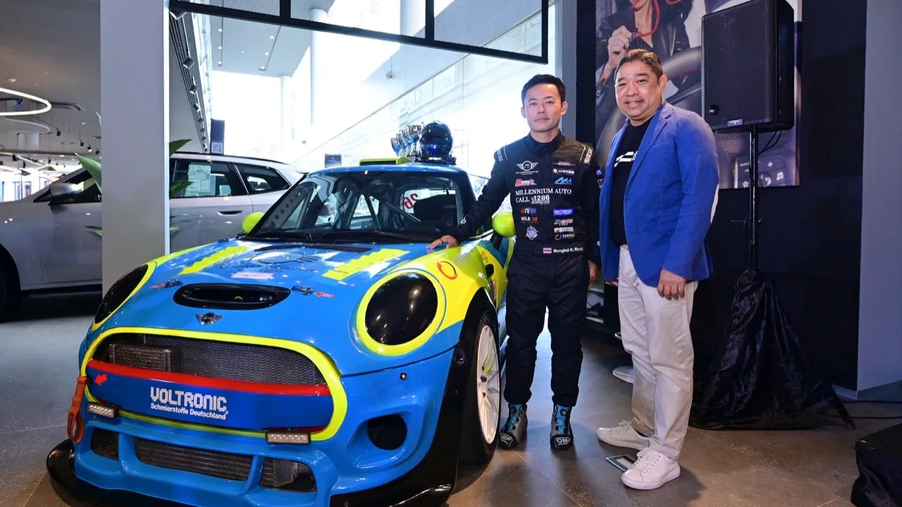 MILLENNIUM MOTORSPORT x MAGIK PROSHOP เปิดตัวมาสคอต ‘คูเปอร์’ อิงลิชบูลด็อกสุดน่ารัก