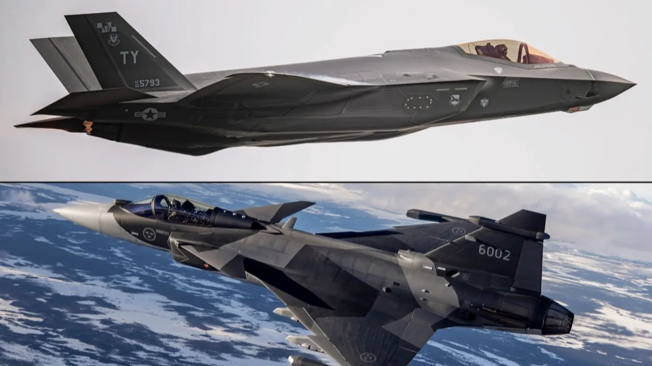 เปรียบมวย Saab JAS-39 Gripen E/F กับ Lockheed Martin F-35 Lightning II
