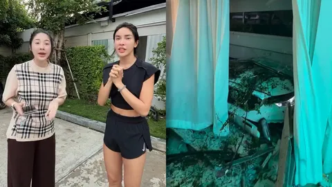 แนน น้องสาวนัท นิสามณี เปิดเลขบ้านที่ถูกรถพุ่งชนกำแพง แฟนๆ ลุ้นเสี่ยงโชค