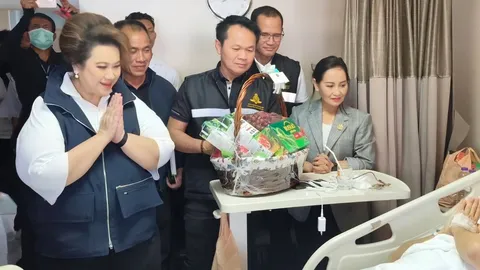 “ศุภมาส” เยี่ยมเหยื่อรถไฟชนรถเมล์ เผย นายกฯ กำชับเร่งช่วยเหลือเยียวยาเต็มที่