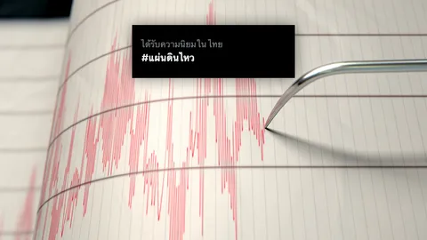 แฮชแท็ก "แผ่นดินไหว" พุ่งติดเทรนด์ คนเฝ้าระวังหลังสะเทือนถึงไทย