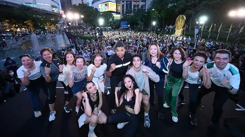 ปักหมุดเช็กอินแอโรบิกเพื่อสุขภาพทั่วไทย