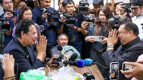 "เฮ้ง" เดินชนนักข่าว ลั่น "รู้จักกูน้อยไป" ถามสินบนกรมควบคุมมลพิษ แต่มาเคลียร์ใจ-ขอโทษ