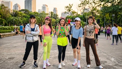 ไอเดียแต่งตัว 'ชุดเต้นแอโรบิก' แฟชั่นออกกำลังกายสายแซ่บ เตรียมปะทะแม่ฮายหน้าฮ้าน!